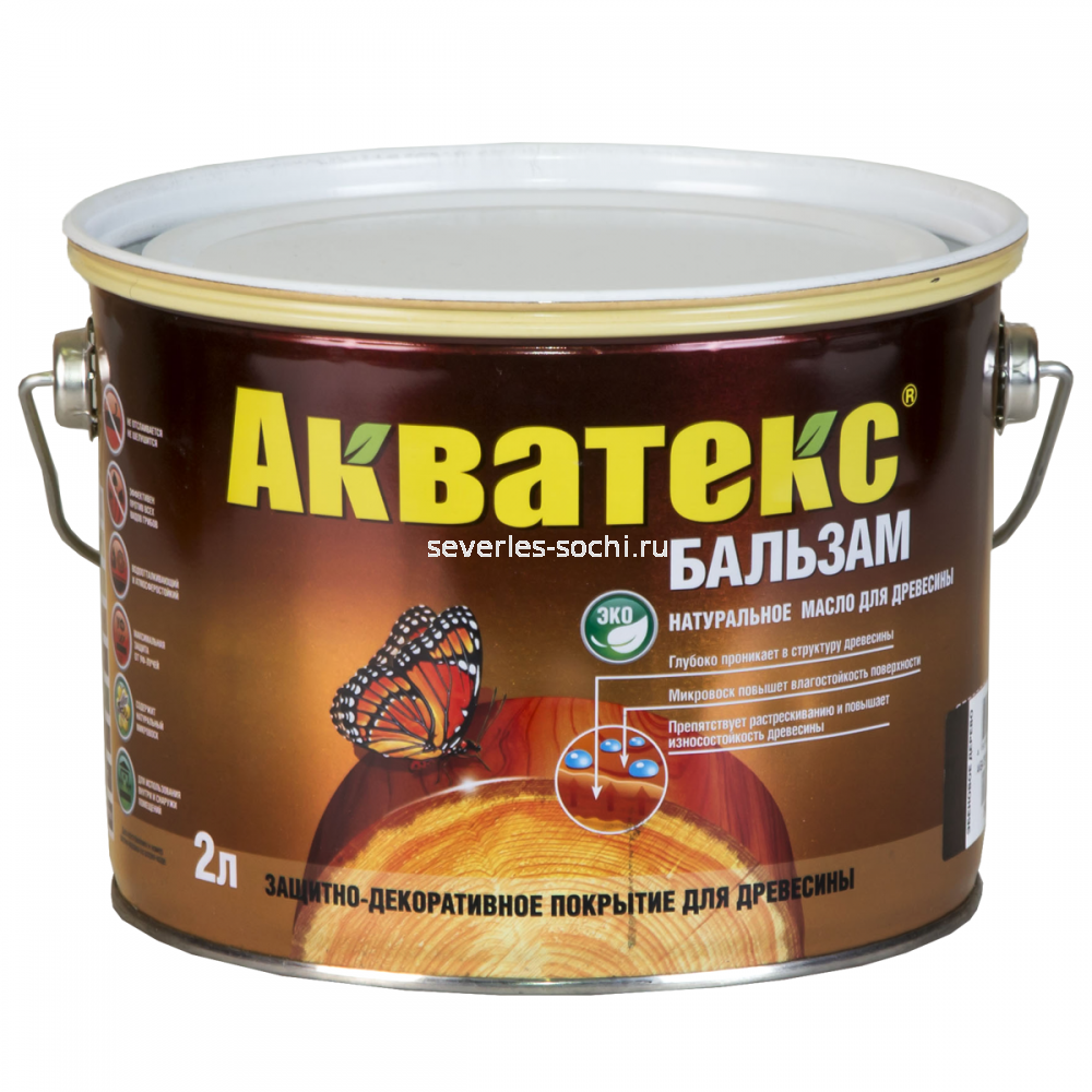 Акватекс-бальзам (натуральное масло для древесины.) 0,75л.ЛИСТВЕННИЦА